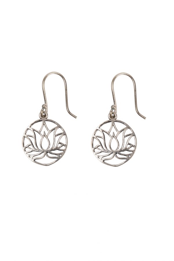 Boucles d'oreilles lotus