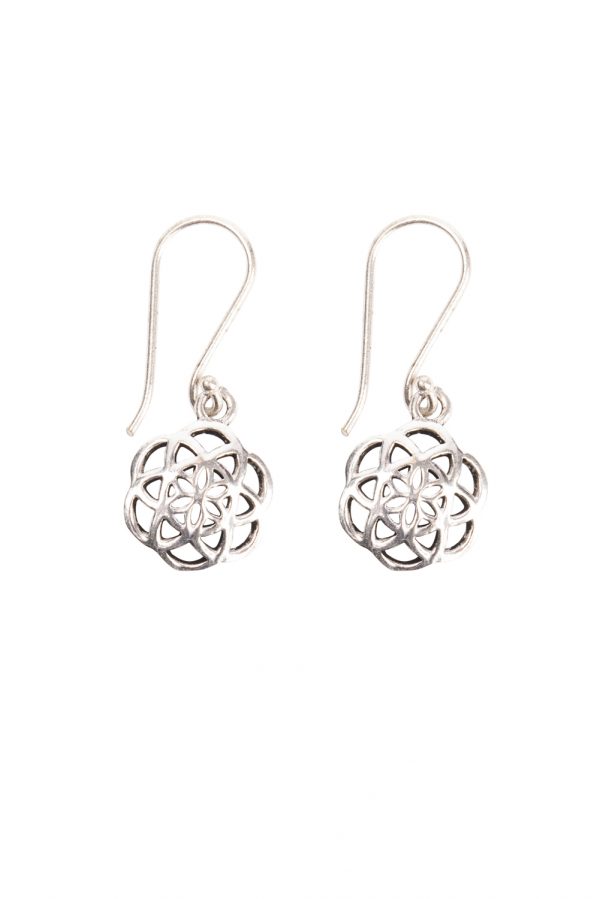 Boucles d'oreilles graine de vie