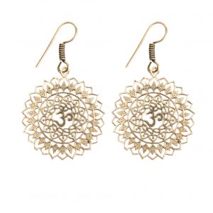 Boucles d'oreilles aum