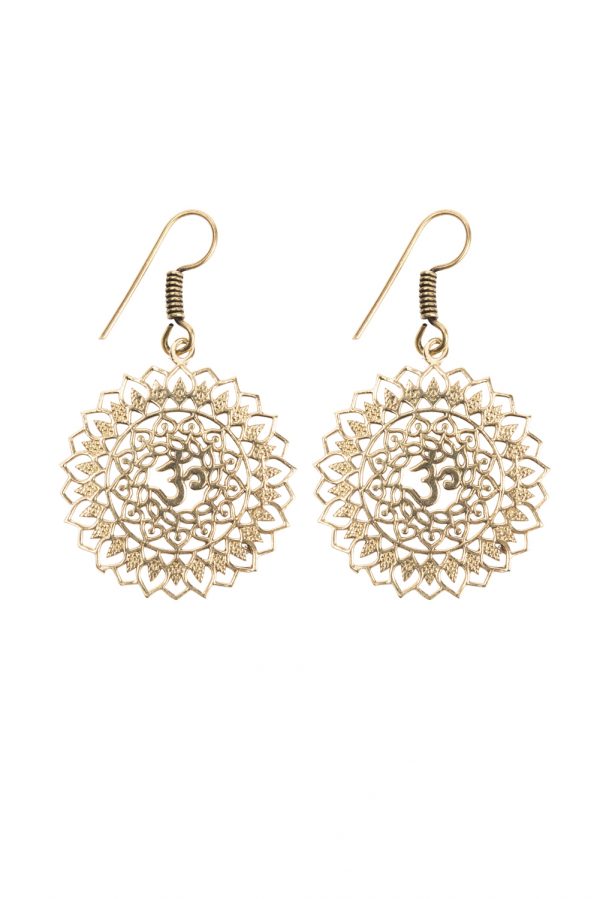 Boucles d'oreilles aum