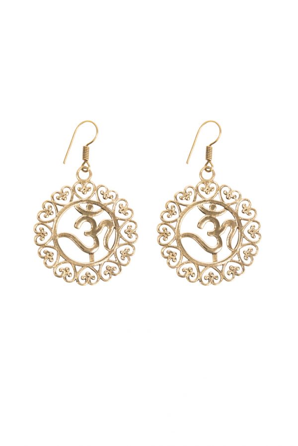 Boucles d'oreilles aum