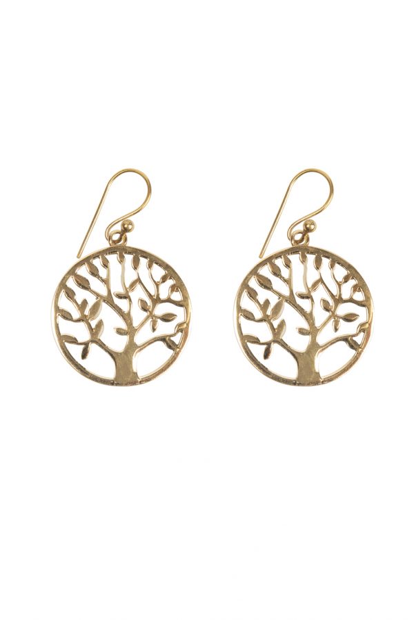 Boucles d'oreilles arbre de vie