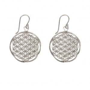 Flower of life earrings