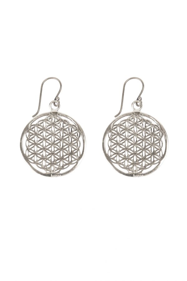 Flower of life earrings