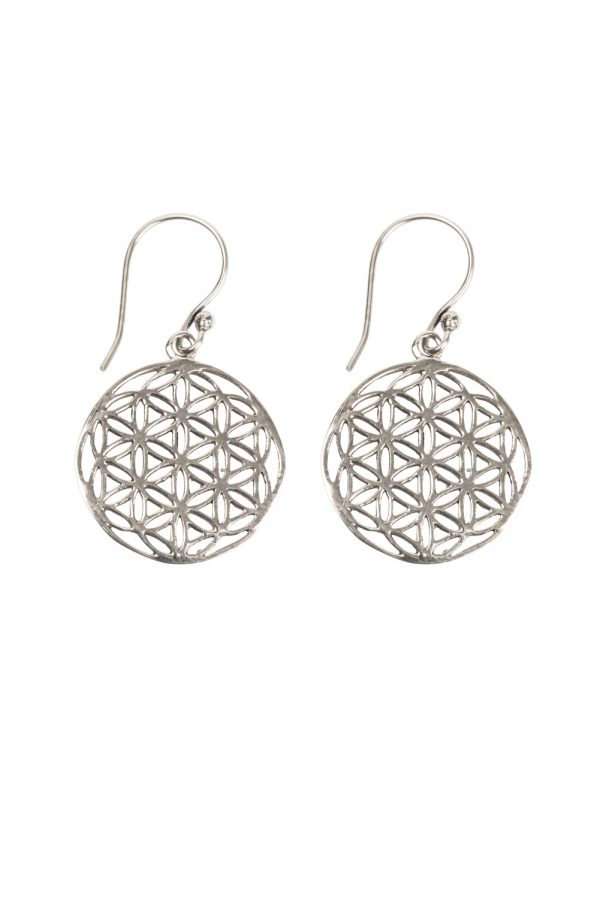 Flower of life earrings