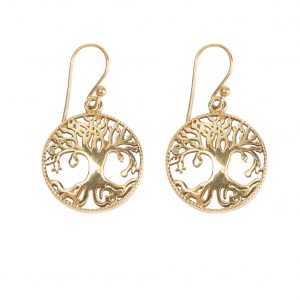 Boucles oreilles arbre de vie