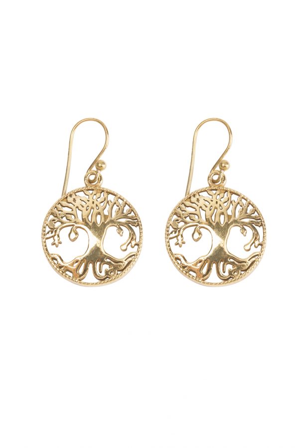 Boucles oreilles arbre de vie