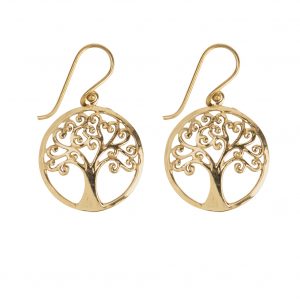 Boucles oreilles arbre de vie