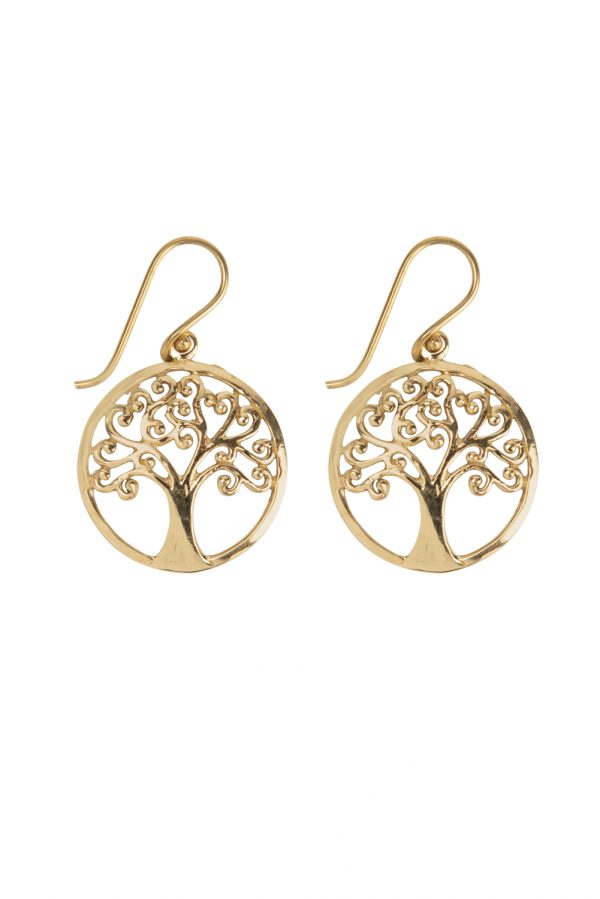 Boucles oreilles arbre de vie