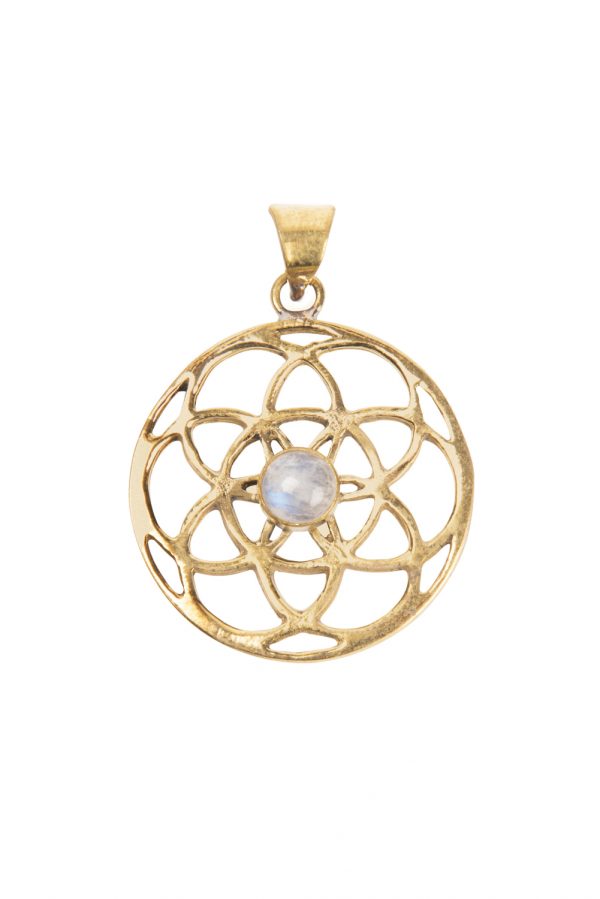 Pendentif  graine de vie