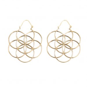 Boucles d'oreilles  graine de vie