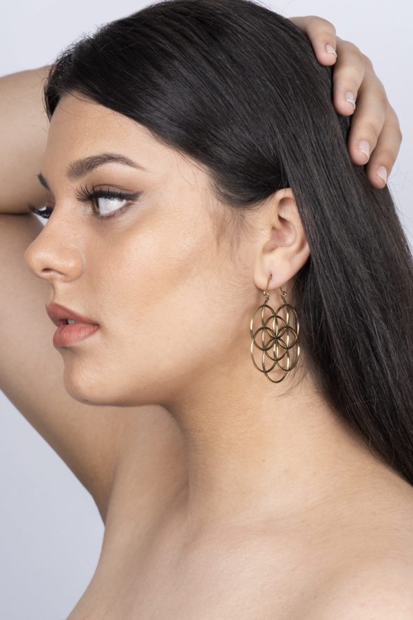 Boucles d'oreilles  graine de vie