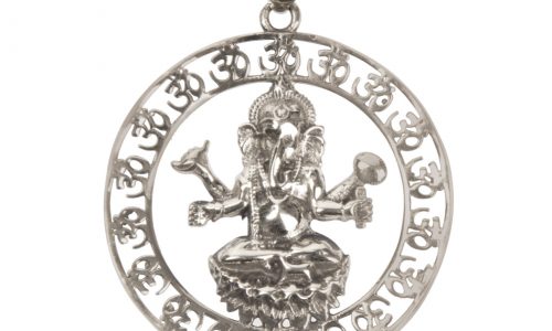 Sitting Aum Ganesh pendant