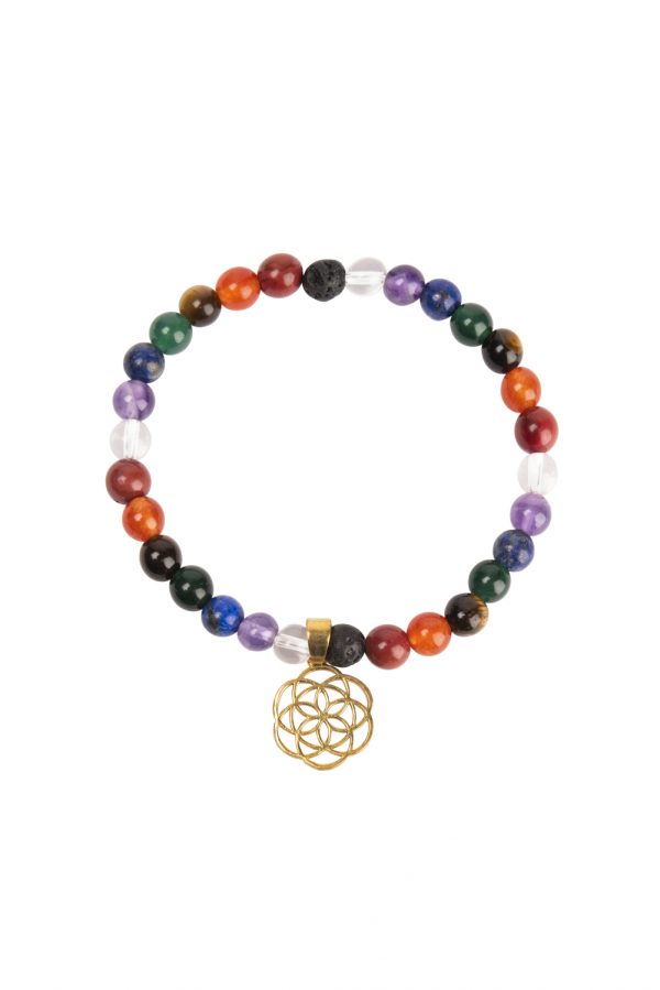 Life seed bracelet 7 semi-precious stones 0