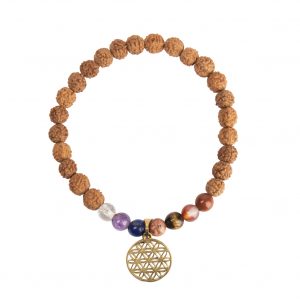 Flower of life bracelet 7 semi-precious stones 0