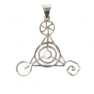 Pendentif crop circle ouvert