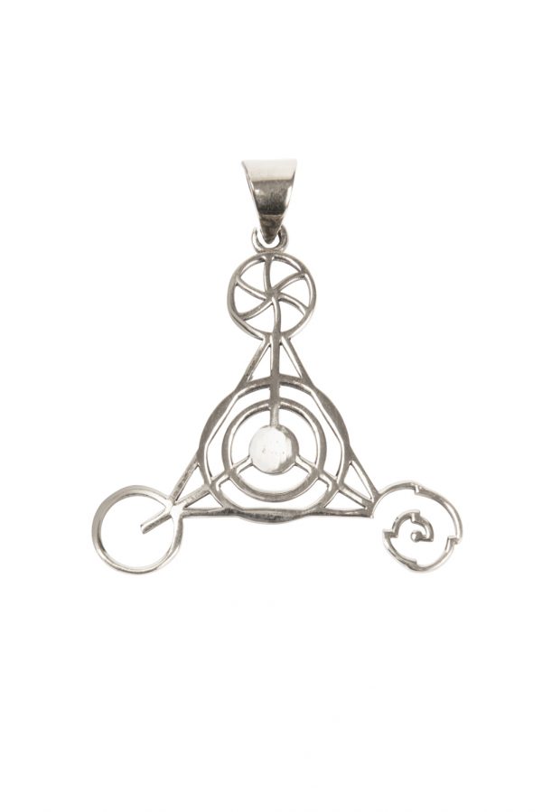 Pendentif crop circle ouvert