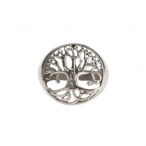 Adjustable tree of life ring