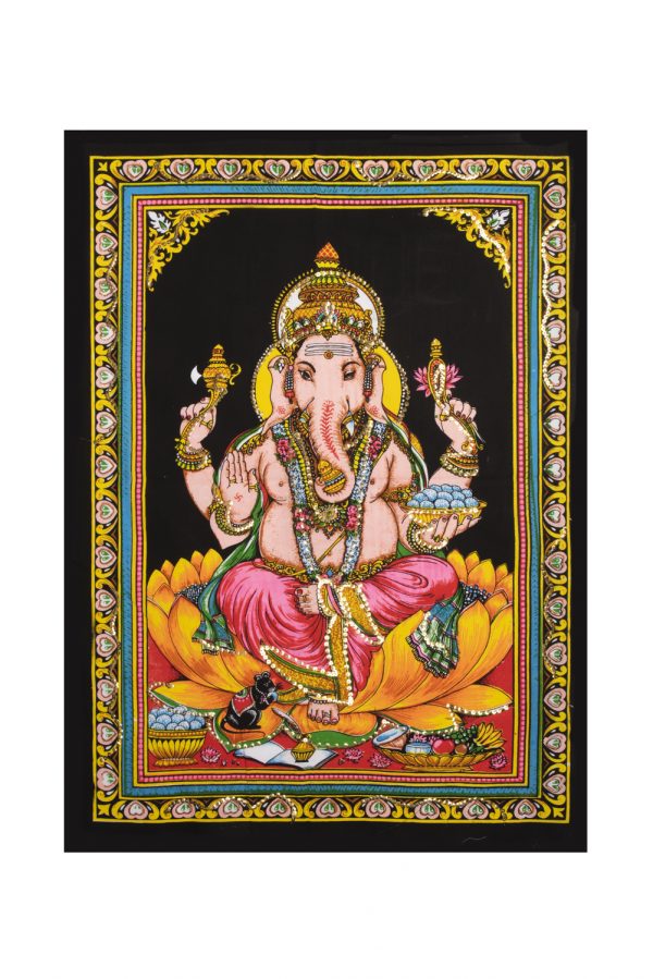 God Ganesh with sequins