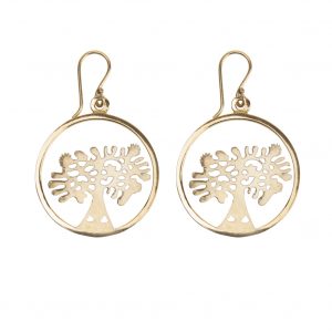 Boucles oreilles arbre de vie